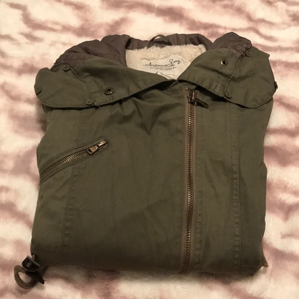 GREEN CARGO JACKET