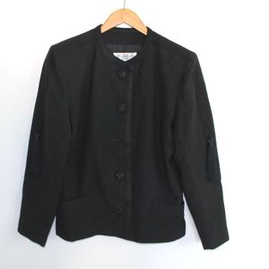 Yves Saint Laurent vintage black tassel blazer 10