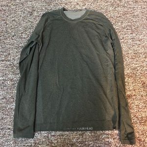 Lululemon Men's Green Shirt