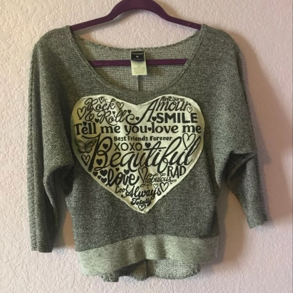 Grey knitted Top