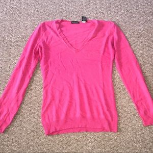 Pink silk & cashmere sweater