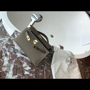 Hermes Mini Kelly I Grey