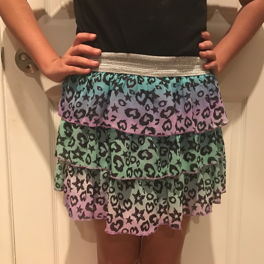 Leopard Print Girls Skirt!