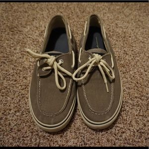 Grey Sperrys Men's