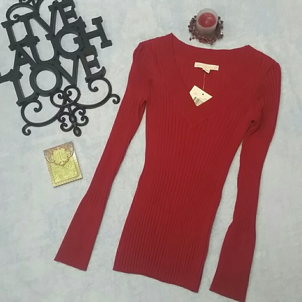 Red Love By Design long sleeve shirt size M