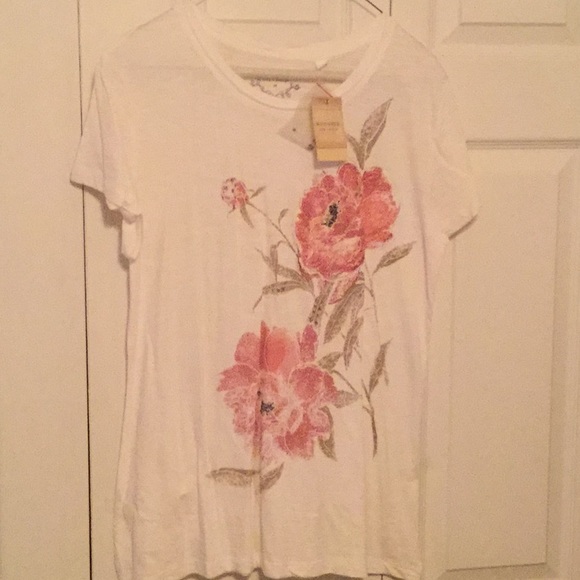 Sonoma floral tee NWT - Picture 3 of 3