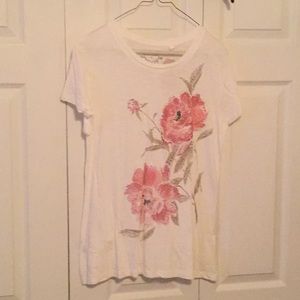 Sonoma floral tee NWT