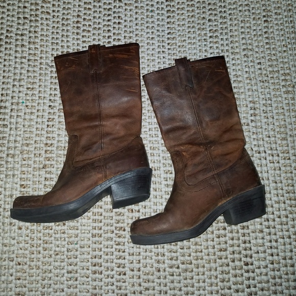 Mossimo Supply Co. Shoes - MOSSIMO Calf High BROWN BOOTS