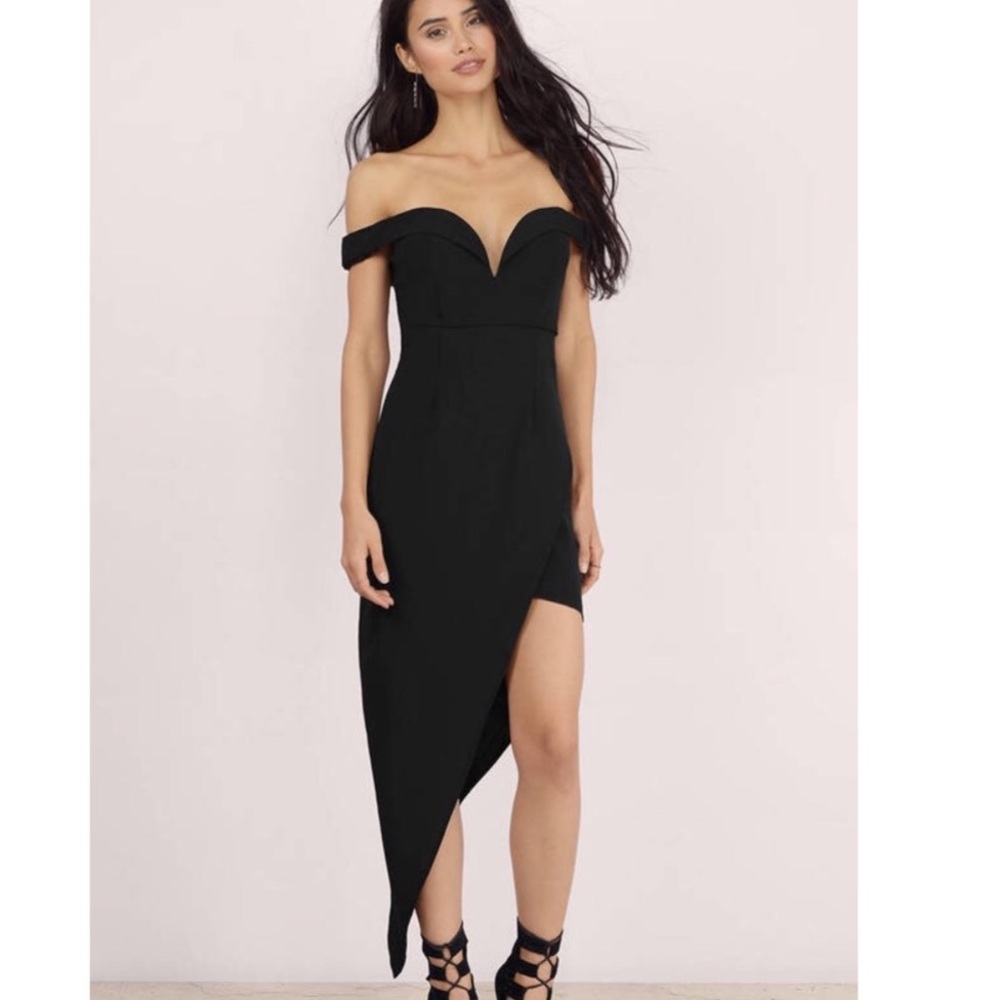 Body con black dress