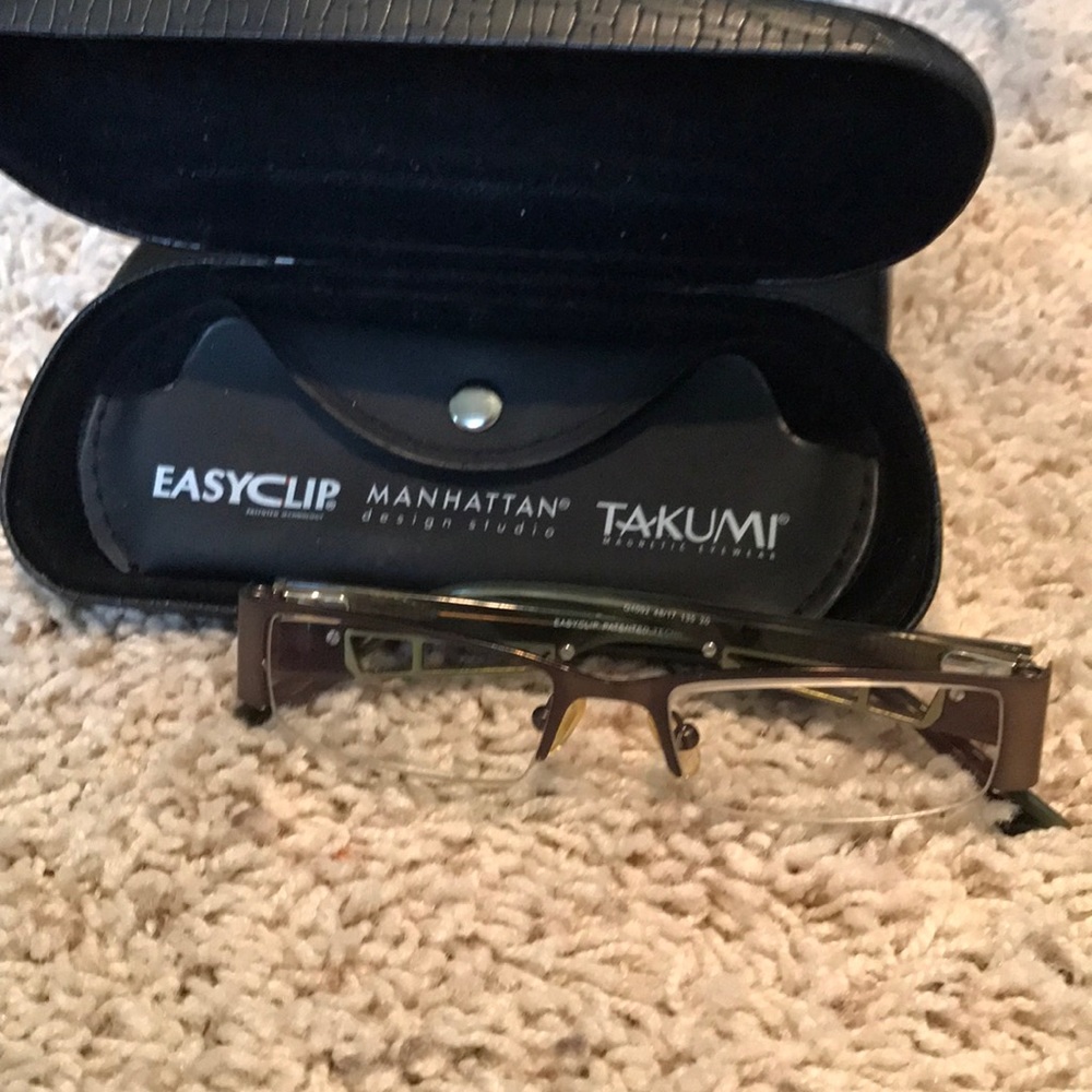 Easyclip men's eyeglasses W magnet clipon Sglasses