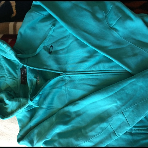 Oakley teal men's hoodie, size XL, great condition - Picture 1 of 2