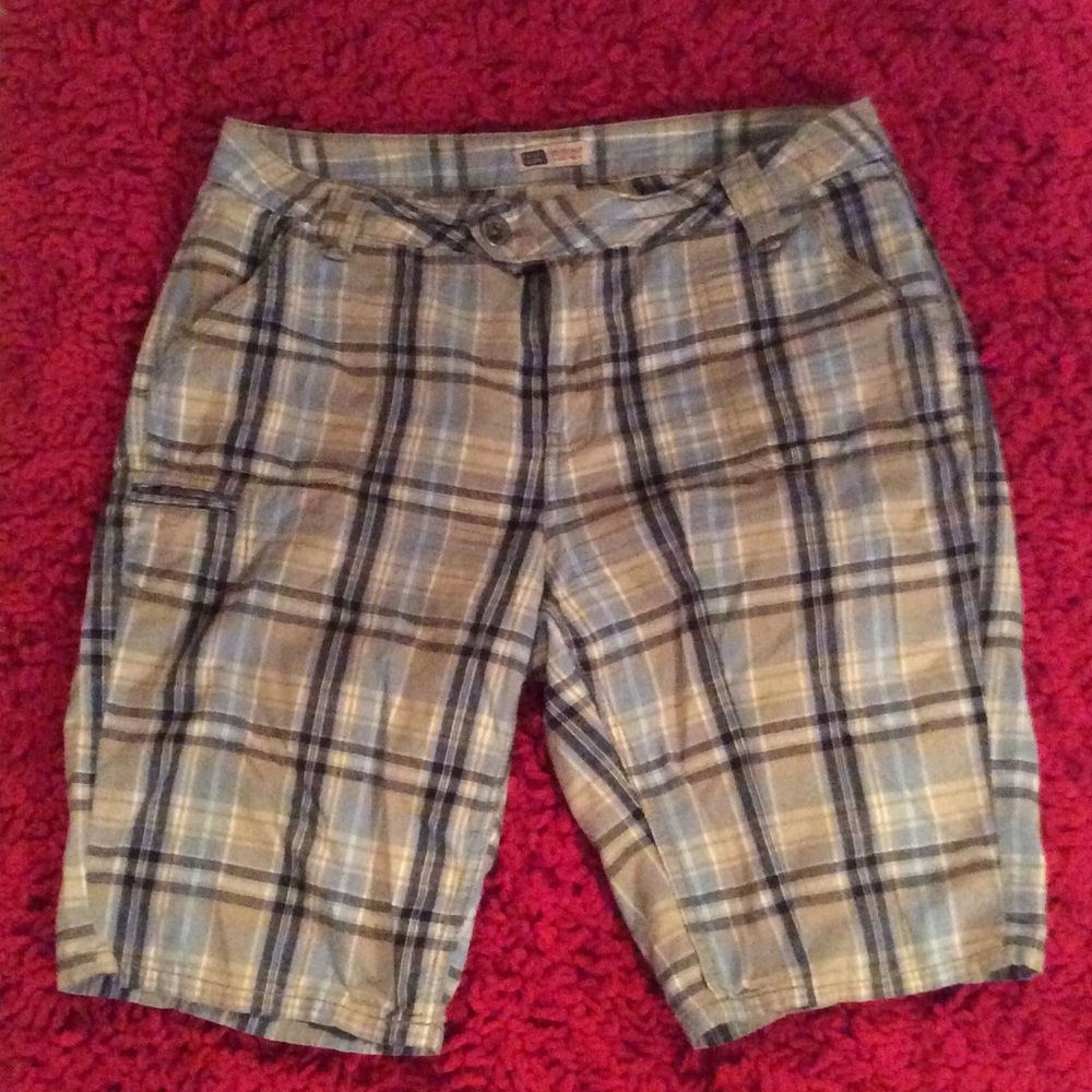 Plaid Bermuda Shorts