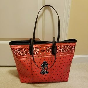Coach Mickey Reversible Tote NWOT
