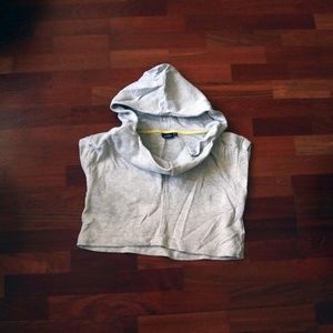 Kate Spade Saturday Cropped Gray Hoodie