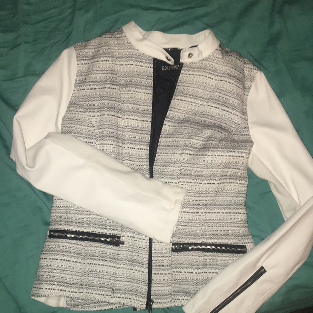 Faux leather jacket