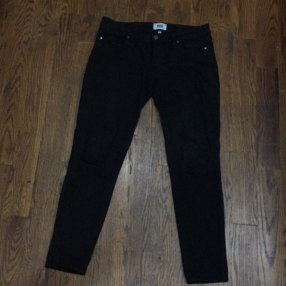 Paige Denim Verdugo Ankle in Black