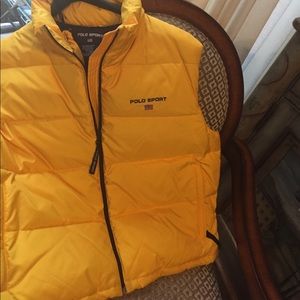 Men's down filled polo by RL vest