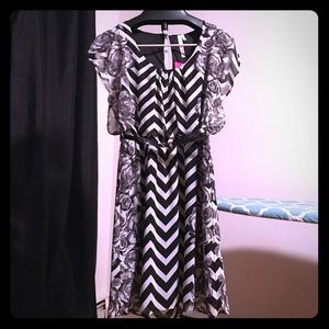 Heartsoul Striped & Flowered Dress
