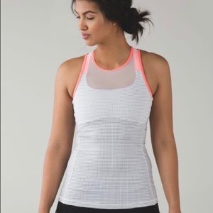 Lululemon Cross-back mesh Tank