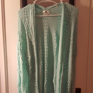 Teal Cardigan