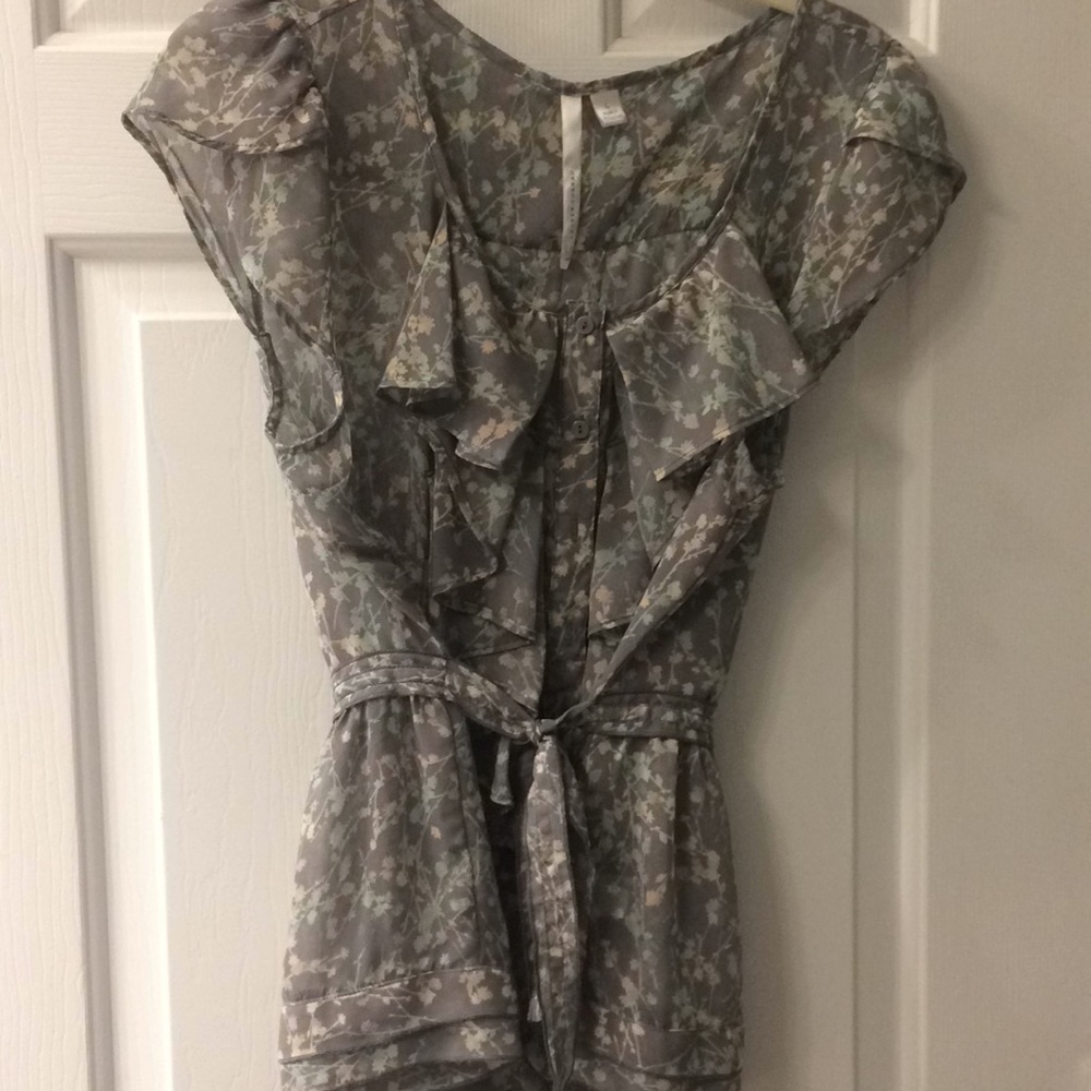 LC Sheer Floral Blouse