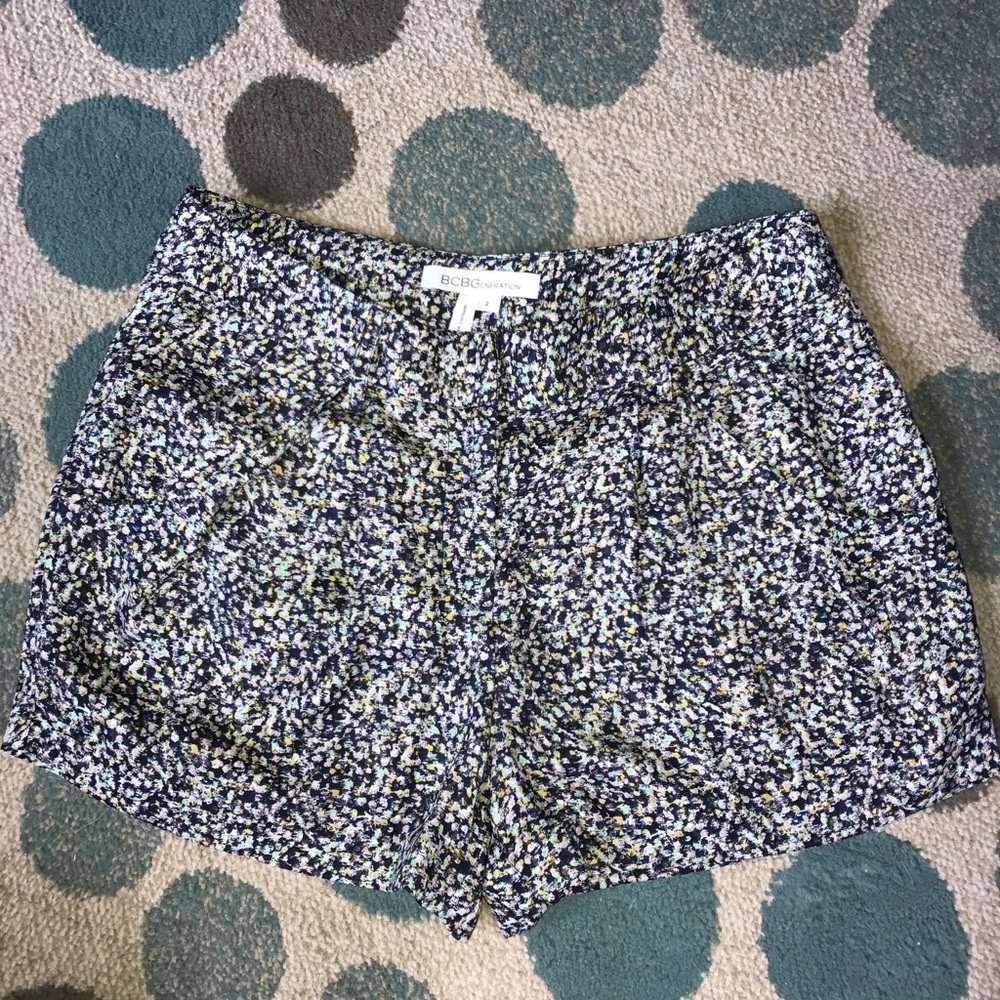 BCBG silky patterned shorts