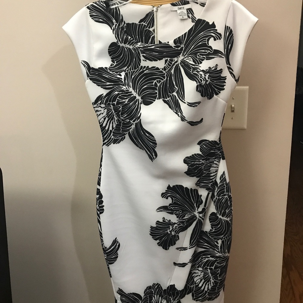 Barlll Black and white dress