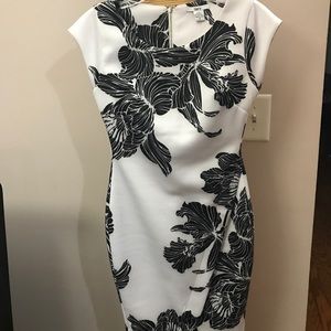 Barlll Black and white dress