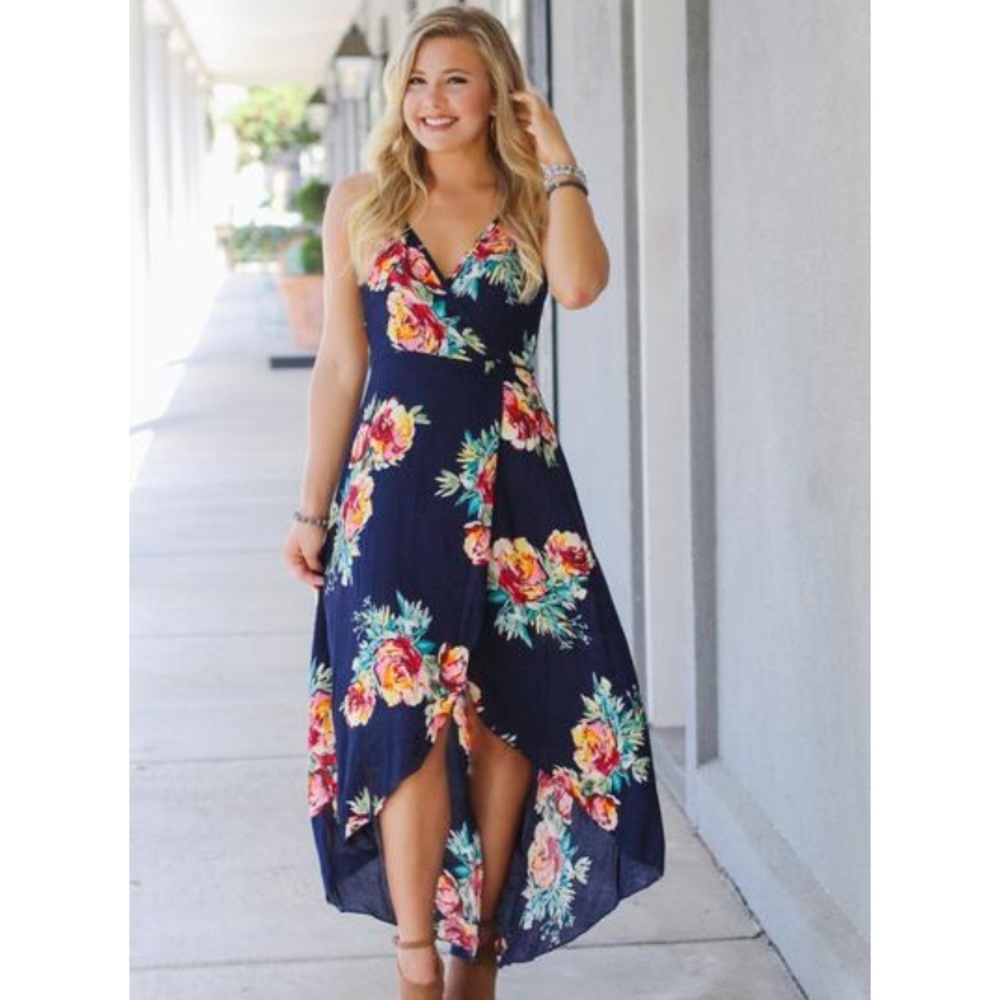 Floral Crisscross Dress