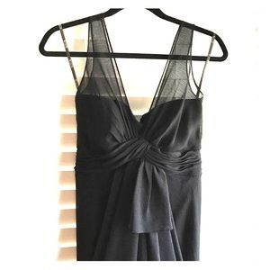 Vera Wang long black dress