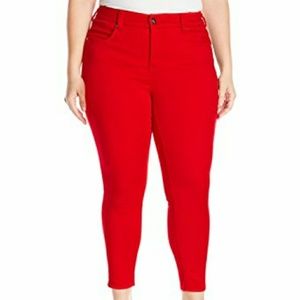 Melissa McCarthy Red Pencil Jeans