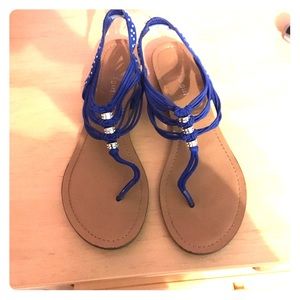 Royal blue Steve Madden sandals