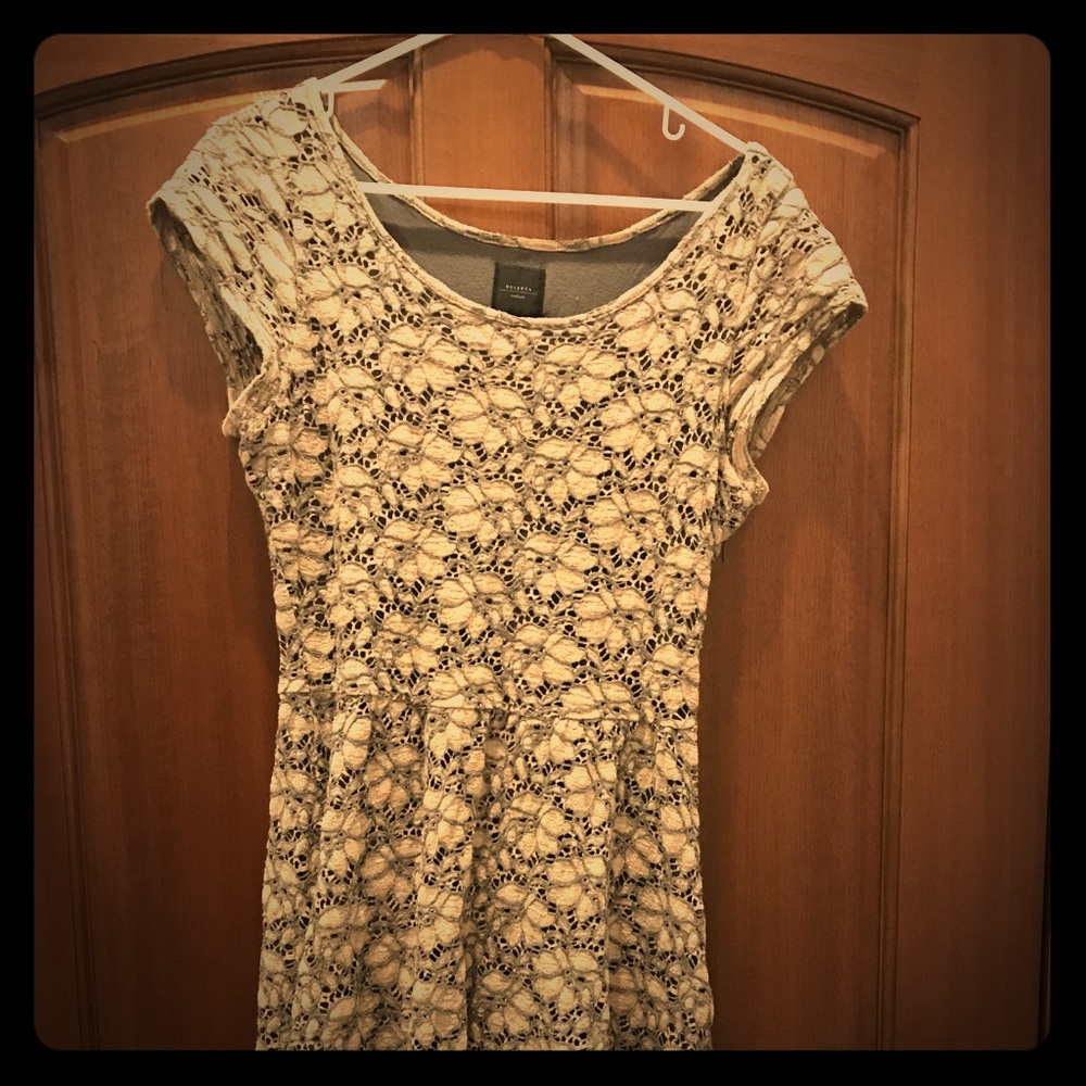 Cute textured mini dress