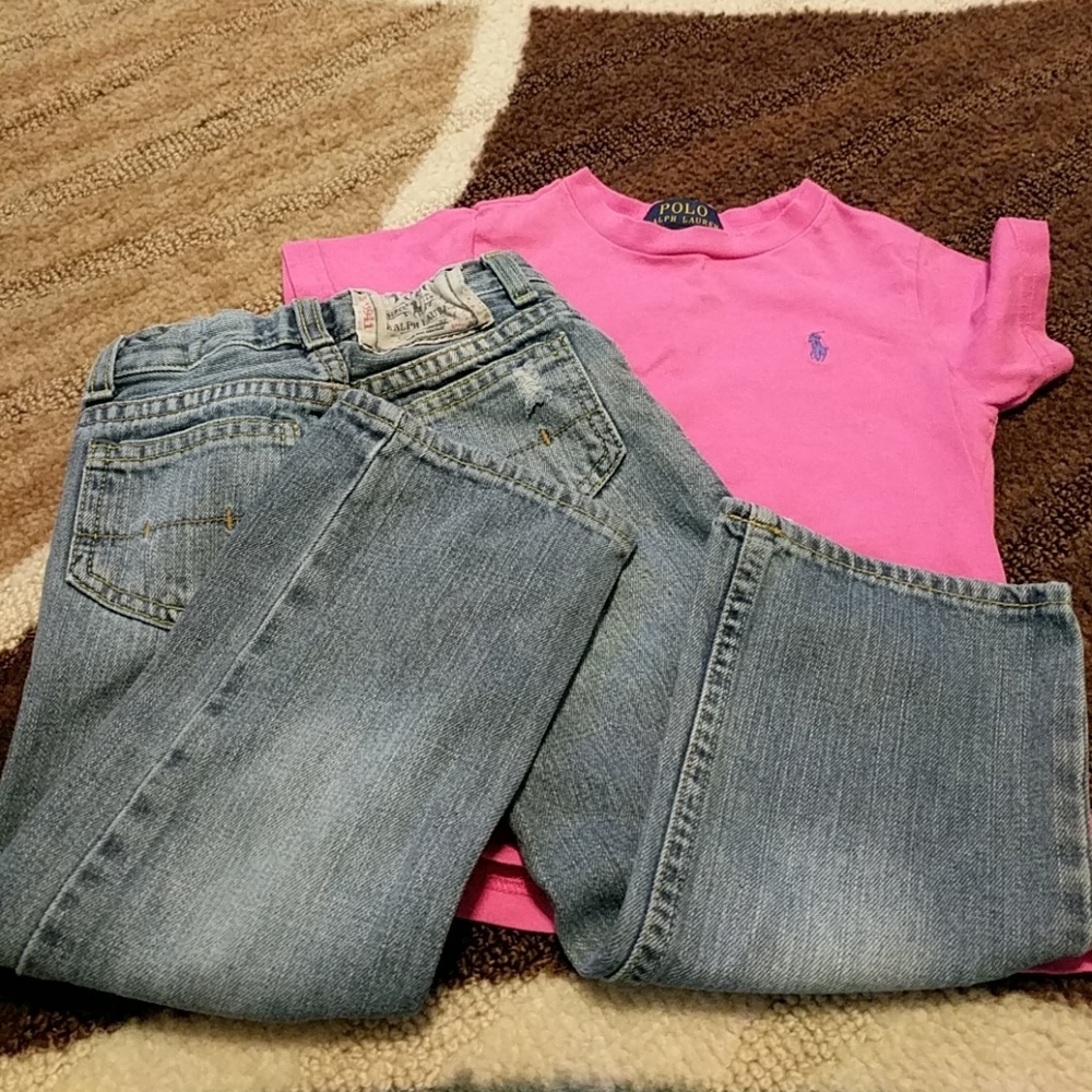 3T RL Polo T-shirt and 3T Jeans