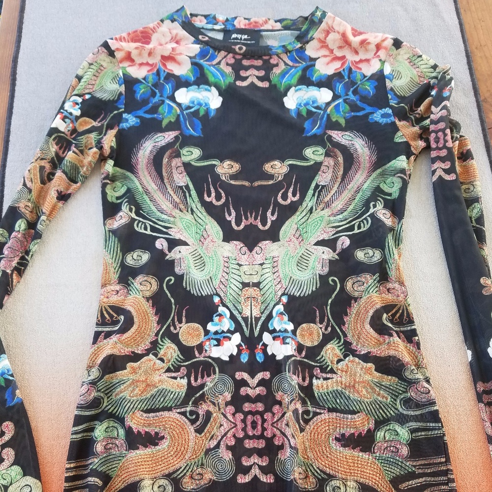 Nasty Gal Sheer Long Sleeve