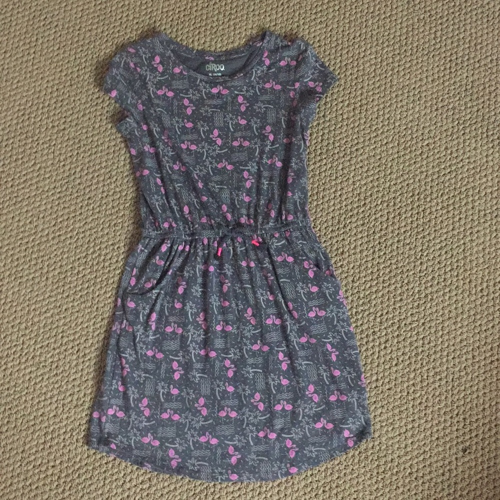 A gray dress