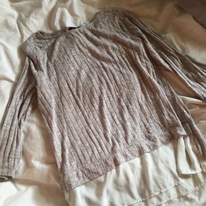 Light weight sweater with flouncy detail, size M