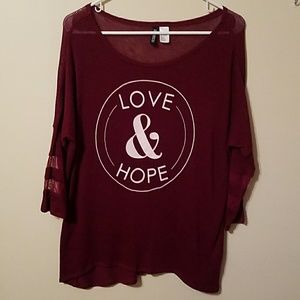 Comfy maroon shirt