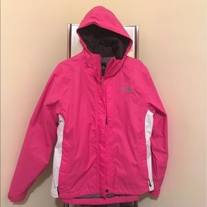 North Face rain jacket women's size small