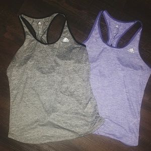 Adidas workout top bundle💜💜