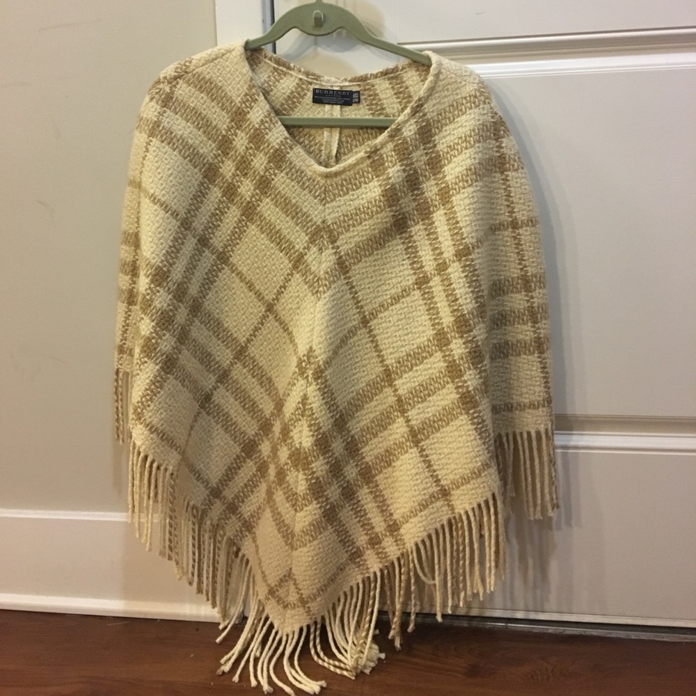 Authentic Burberry Poncho