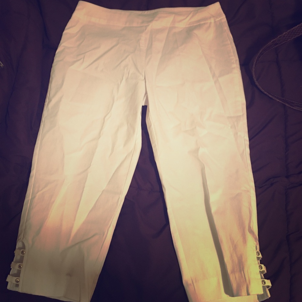White pants