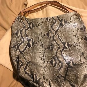 Snake shoulder bag 141/2 long X15 wide