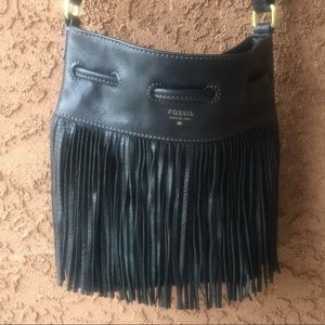 Fossil crossbody bucket bag