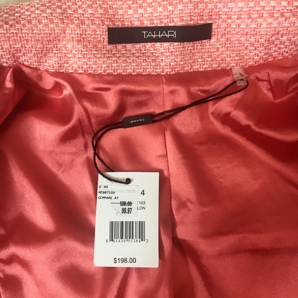 NWT Pink Tahari Jacket - Picture 2 of 2