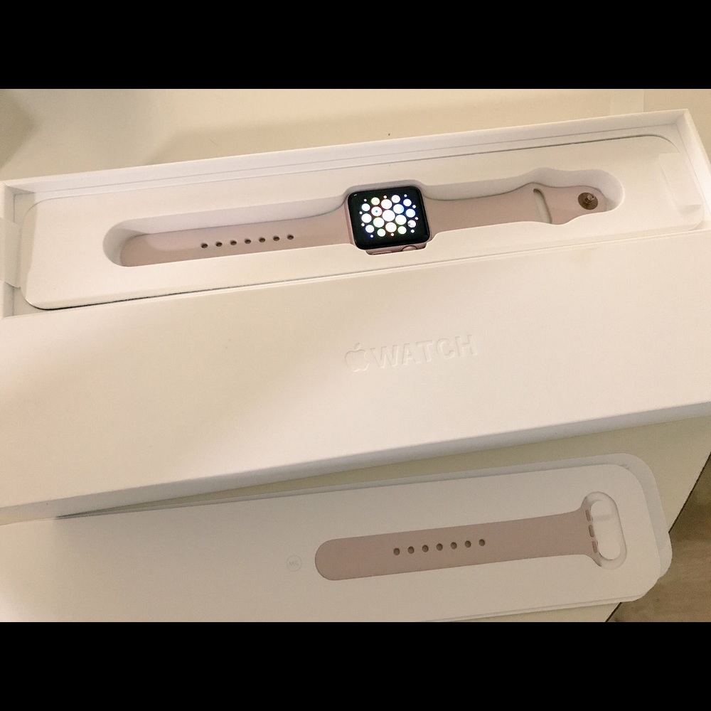 Apple Watch Series 2 38mm with Pink strap