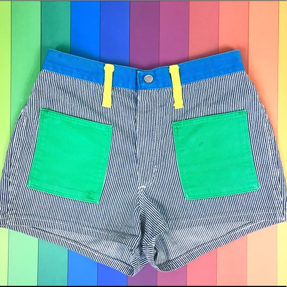 SOLD🌈1970s PETER MAX for Wrangler booty shorts - Picture 2 of 6