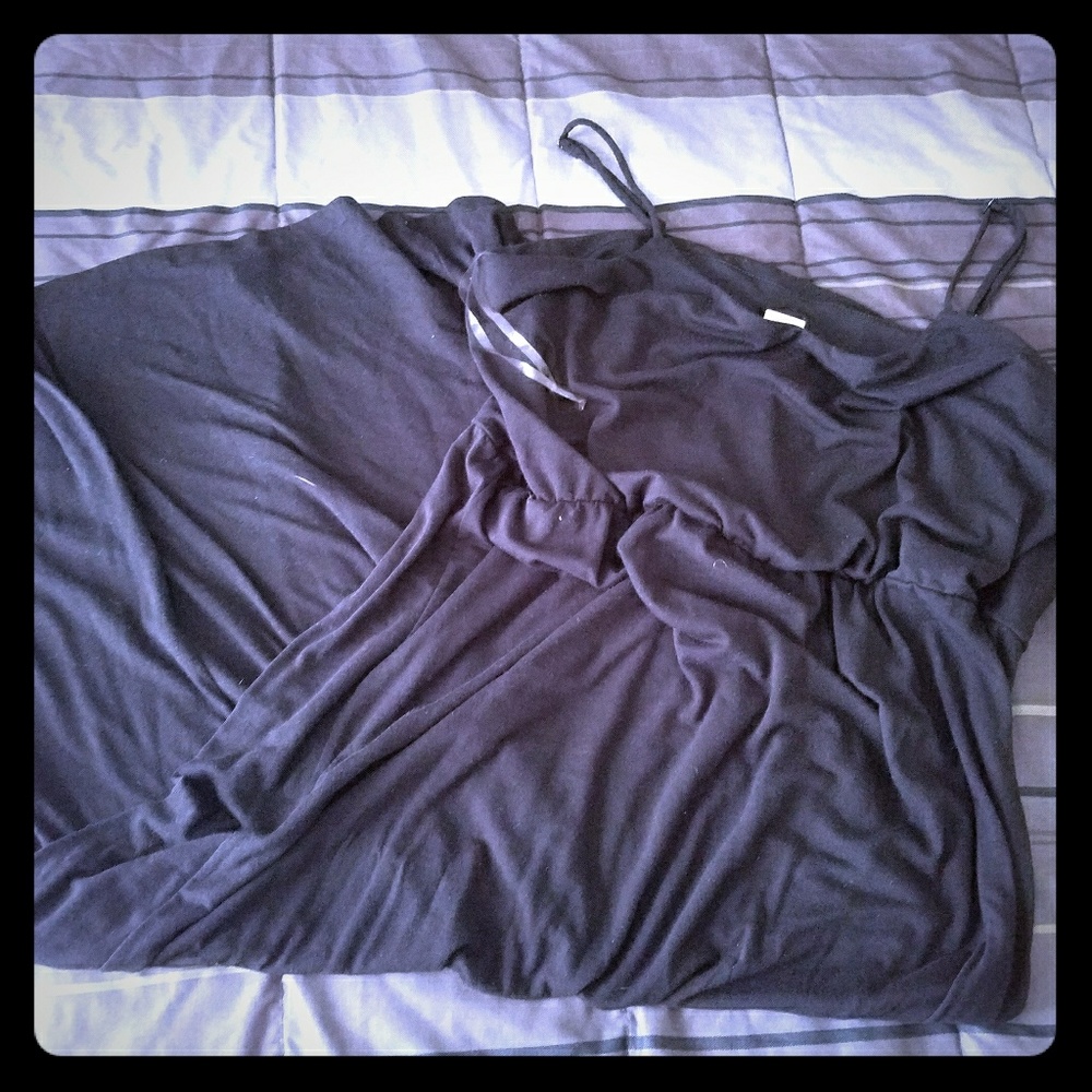 Women's black maxi dress