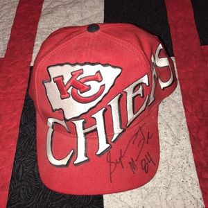 Vintage signed Kansas City Chiefs hat