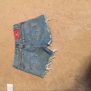 Lucky Brand Dungarees High Waisted Shorts